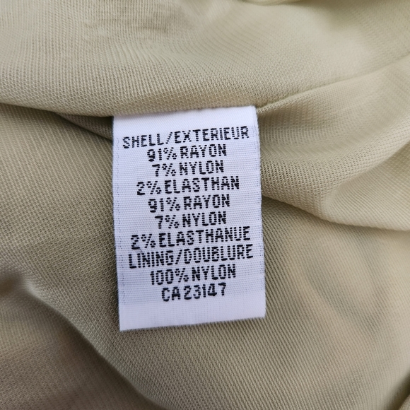 Talbots Ruched Sleeveless Dress Size 8P - Picture 4 of 6